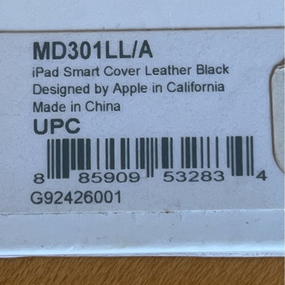 Apple IPad Smart Cover Black Leather - Picture 9 of 9